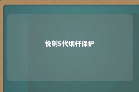 悦刻5代烟杆保护